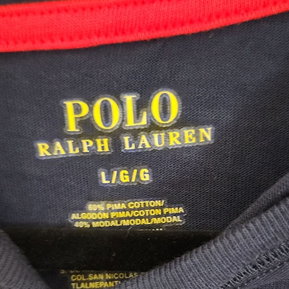 Polo by Ralph Lauren Blue Long Sleeve Tee - Picture 2 of 7